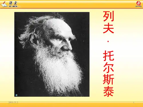 列夫托尔斯泰-PPT解析精选课件PPT