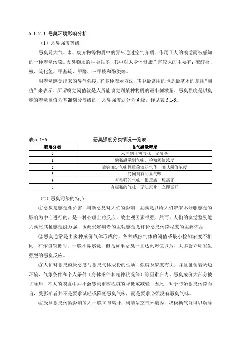 4万吨 污水处理厂恶臭环境影响分析