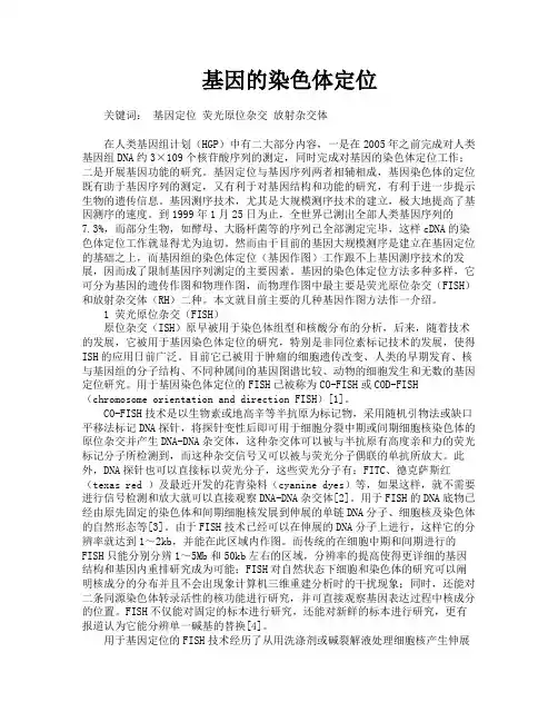 基因的染色体定位