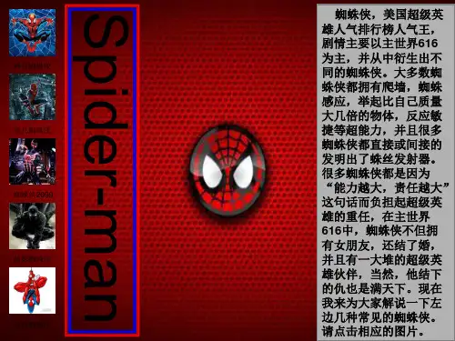 蜘蛛侠ppt_图文