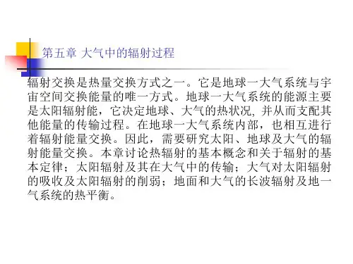 大气中的辐射过程(ppt文档)