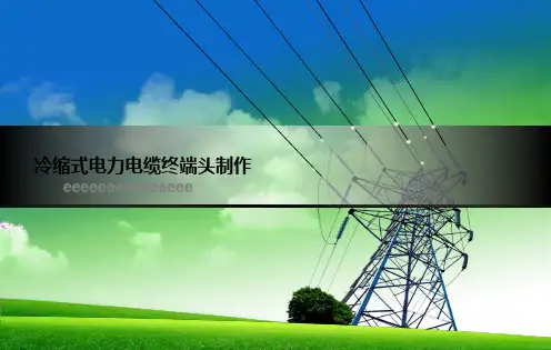 电缆终端头制作课件PPT优质课件