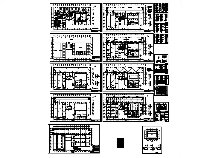 [山东]单层钢结构厂房结构施工图（含建施、设备图）