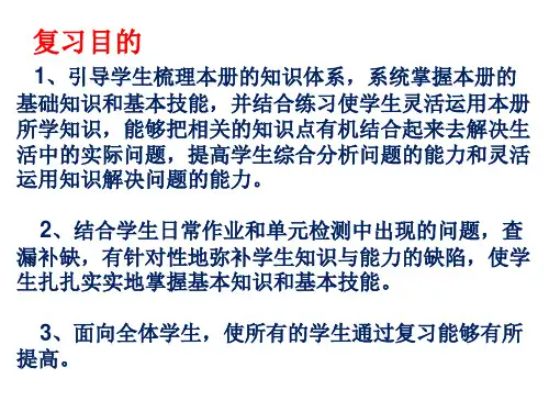 四年级下册数学家长会ppt课件