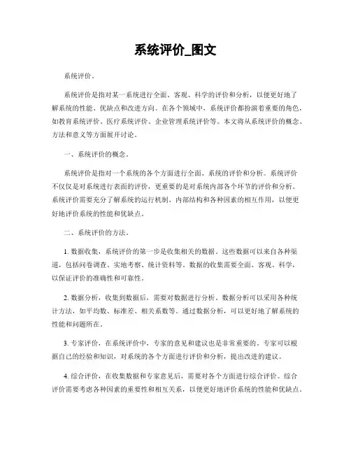 系统评价_图文