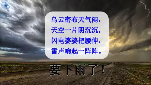 最新部编版二年级下册第16课 雷雨 课件