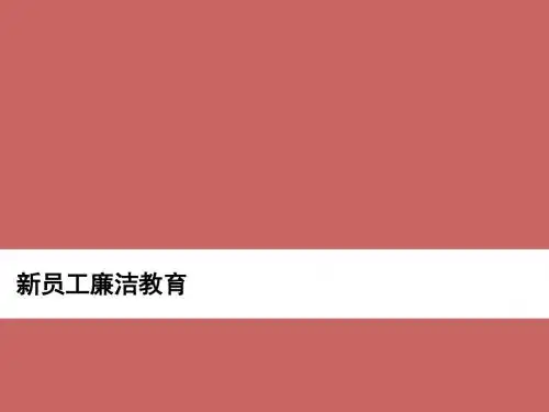 最新xx保险公司新员工培训完美版新员工廉洁教育 ,责任追究新员工