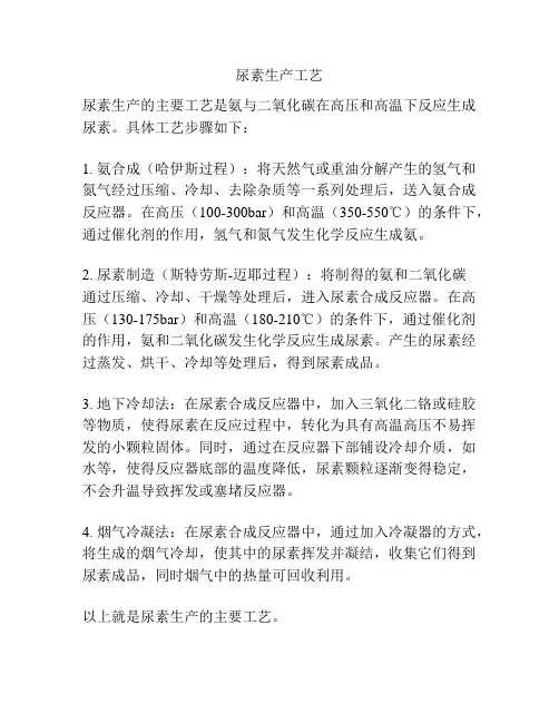 尿素生产工艺