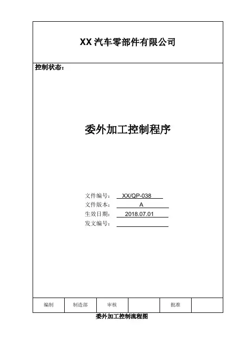 委外加工控制程序