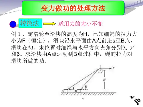 专题变力做功问题