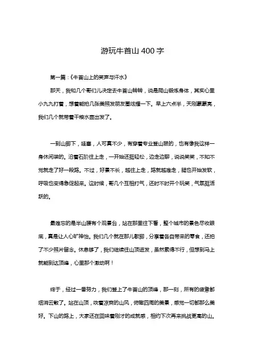游玩牛首山400字