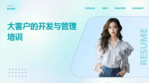 大客户的开发与管理培训