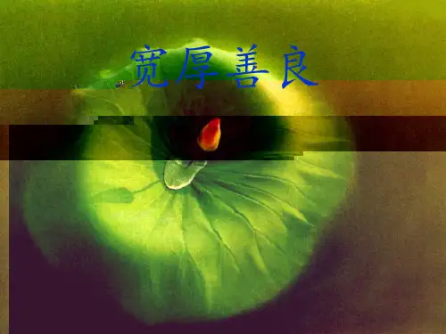 主题班会：善良PPT课件