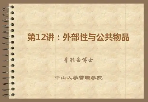 12.外部性和公共物品-PPT精选文档