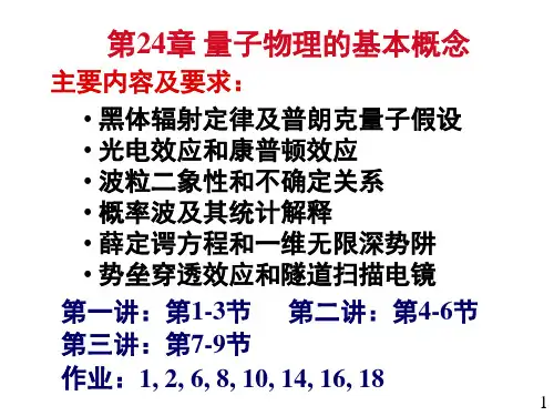 ch24-量子物理的基本概念