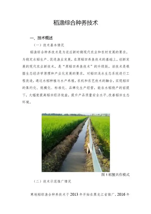 稻渔综合种养技术