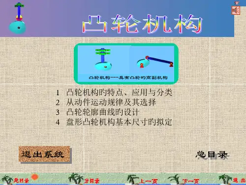 总凸轮机构专题知识讲座