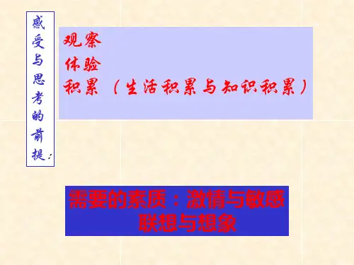 感爱与思考PPT课件