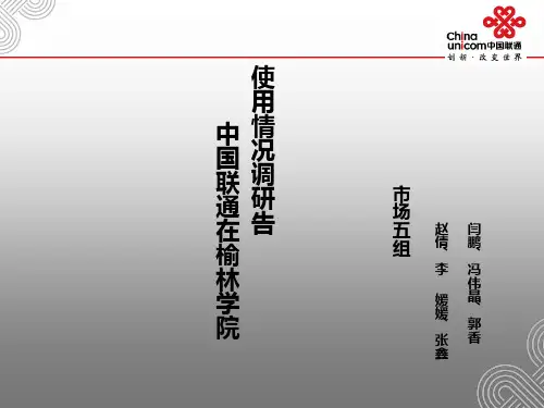 中国联通-中国联通标准PPT模板