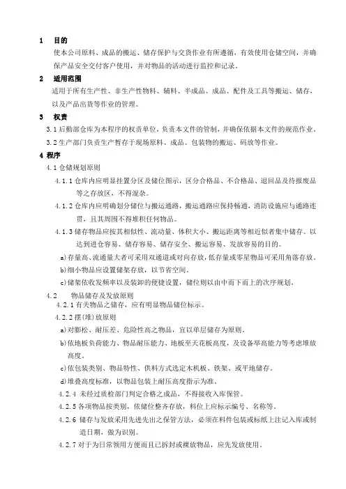 仓储管理控制程序