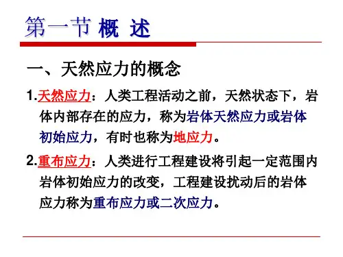 石油工程岩石力学-地应力