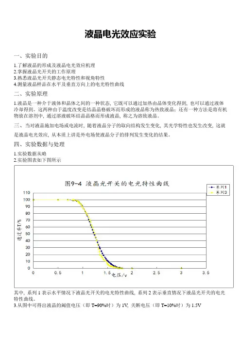 液晶电光效应实验