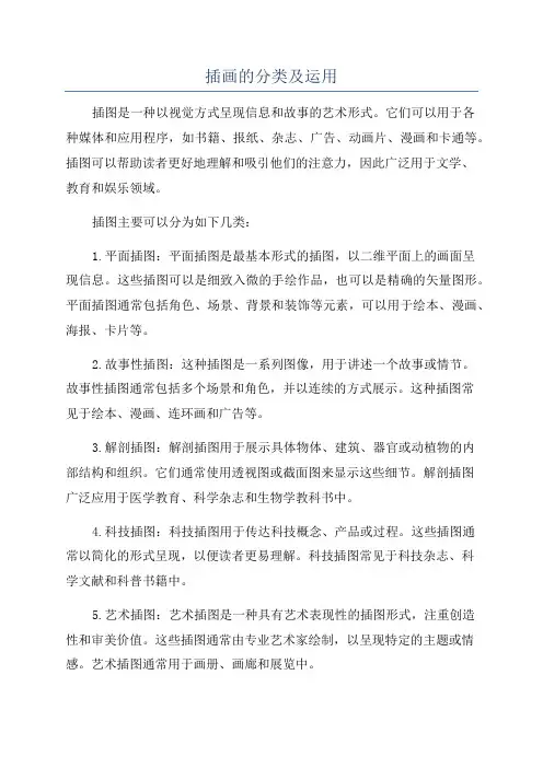 插画的分类及运用