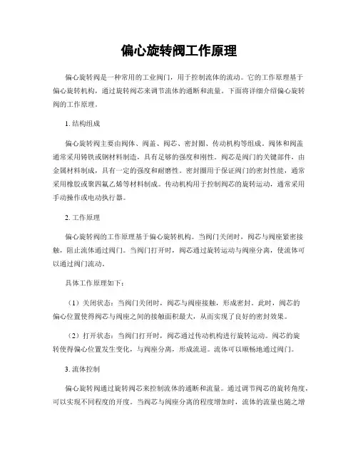 偏心旋转阀工作原理