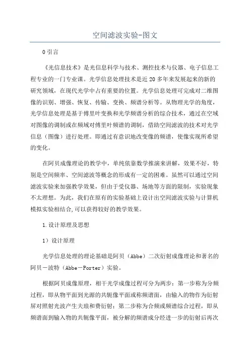 空间滤波实验-图文