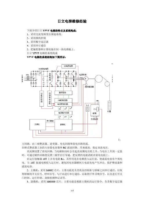 日立电梯维修经验