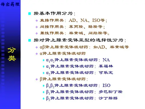最新：最新：7拟肾上腺素和抗肾上腺素药-文档资料-文档资料