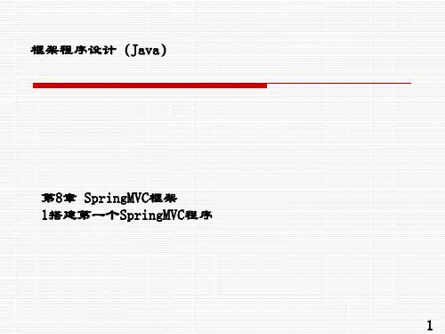 JavaEE框架技术-06SpringMVC-第一个程序