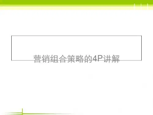 第七章营销策略4P 49页PPT文档