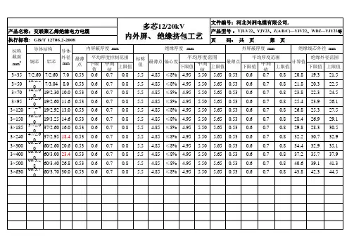 中压电缆工艺文件