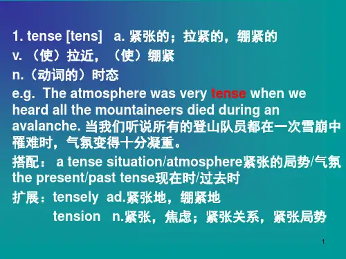 大学英语四级词汇(课堂PPT)