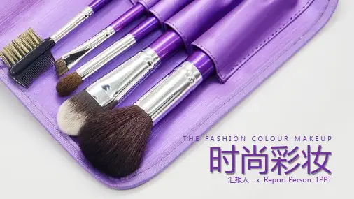 时尚美妆PPT模板