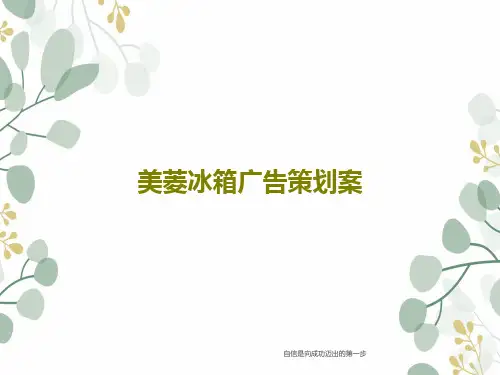 美菱冰箱广告策划案19页PPT