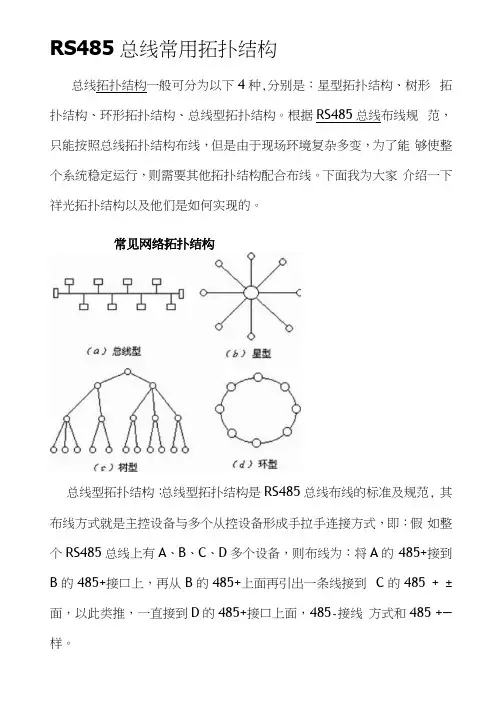 485总线形式及可靠性设计总结