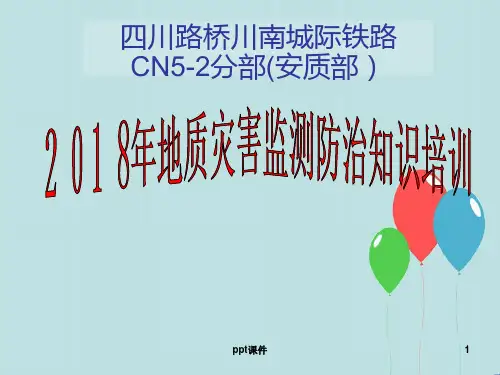 地质灾害培训知识  ppt课件