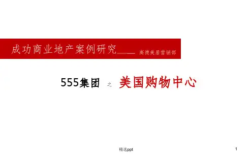 集团之美国购物中心(MOA)案例研究(59页) (2)