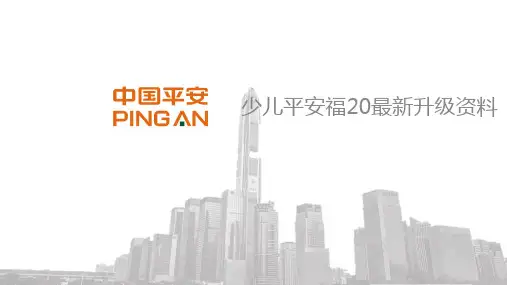 少儿平安福20最新升级资料22页