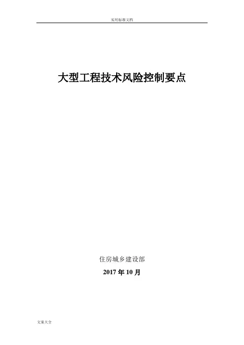 《大型工程技术风险控制要点》