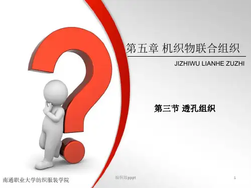 第五章 机织物联合组织之透孔ppt课件