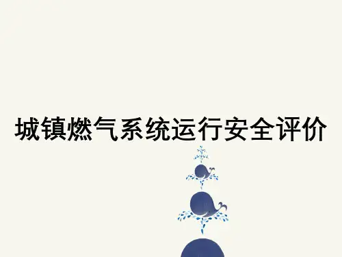 城镇燃气系统运行安全评价