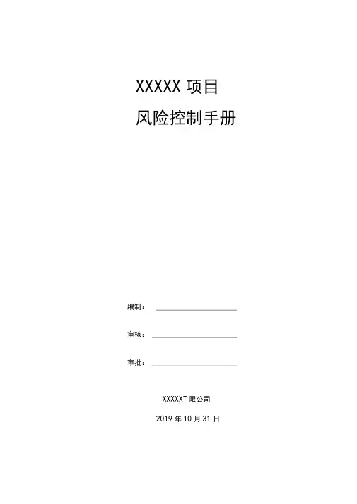 风险控制手册