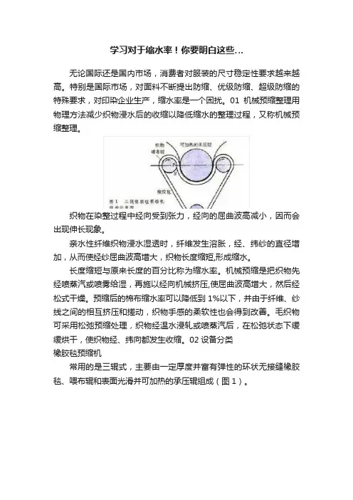 学习对于缩水率！你要明白这些…
