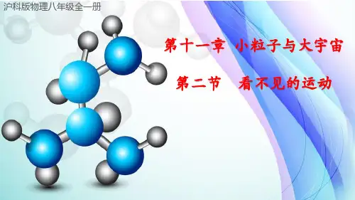 1看不见的运动(课件)沪科版八年级物理全一册