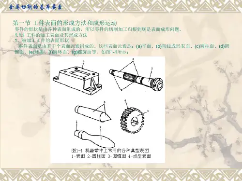 金属切削的基本要素