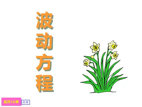 (大学物理 课件)波动方程