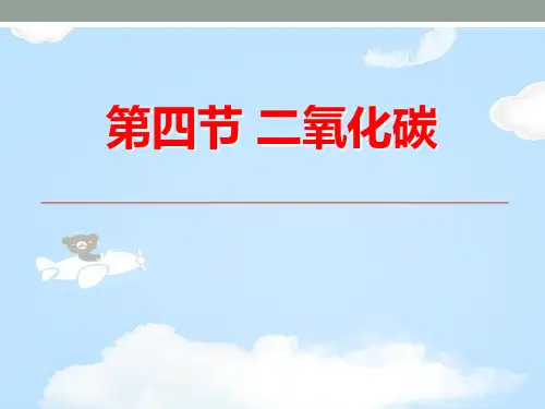 《二氧化碳》PPT【优质课件】